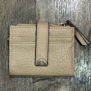 Jessica Simpson Elegant Tan Leather Wallet